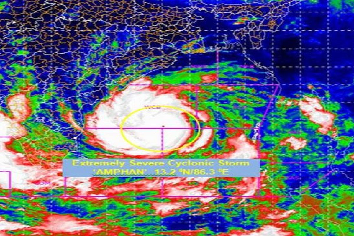 Cyclone Amphan to bring heavy rainfall in West Bengal on 20 May