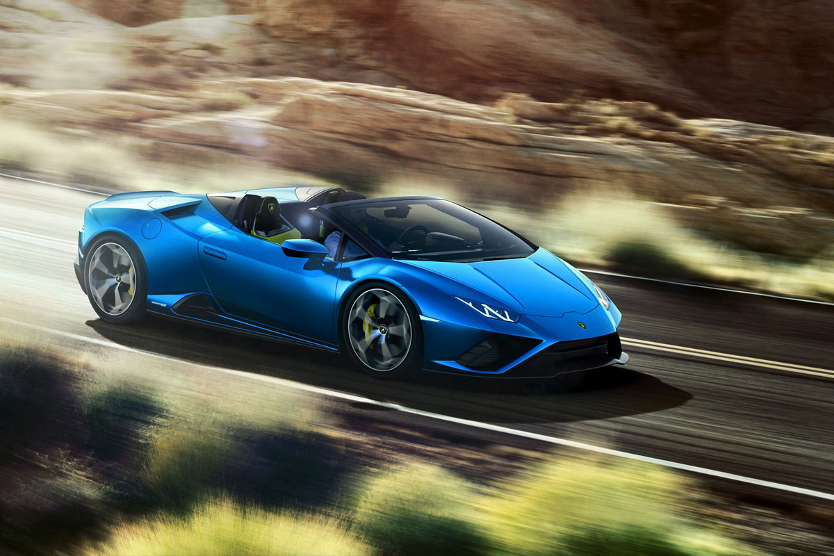 Lamborghini digitally unveils new Huracán EVO Rear-Wheel Drive Spyder