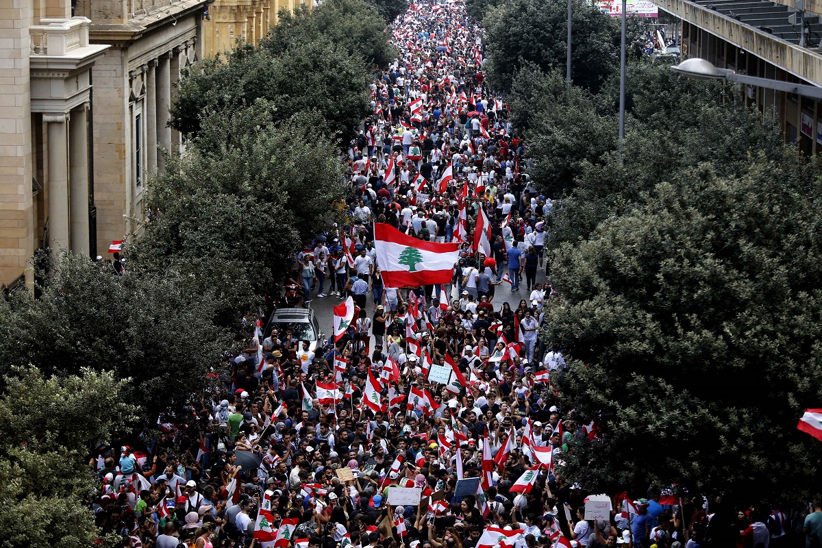 COVID-19: Thousands of protesters take to street in Lebanon against unemployment, cabinet’s policies