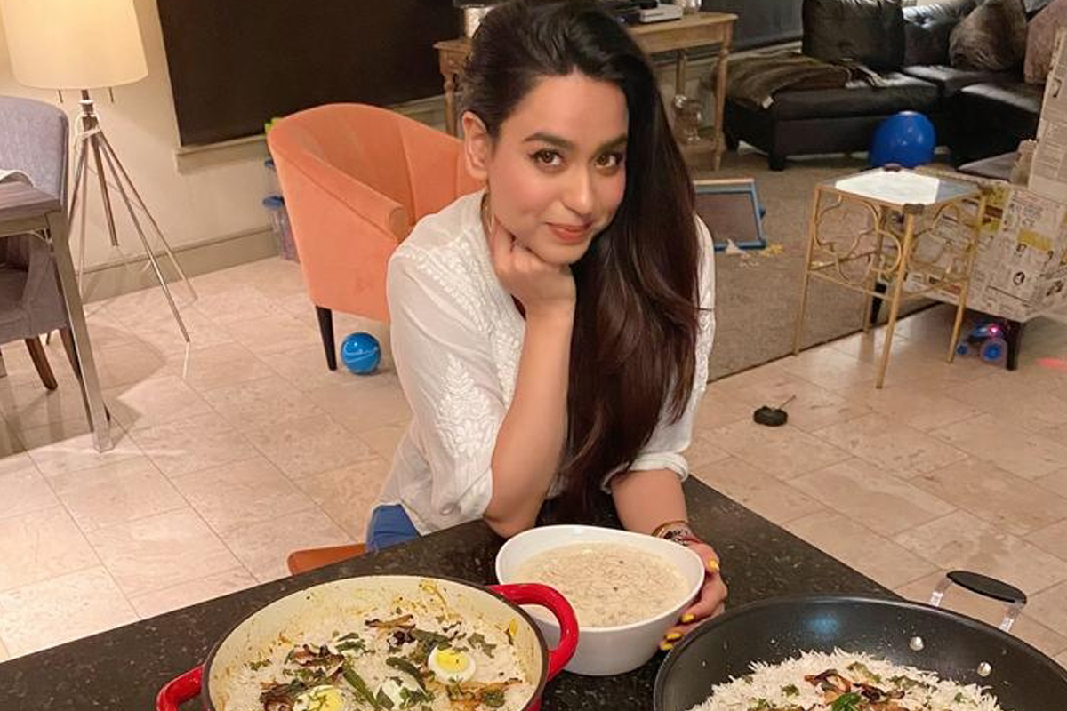 Soundarya Sharma prepares Eid delicacies in Los Angeles