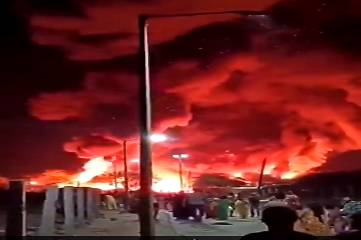 1500 shanties gutted in massive fire at Delhi’s Tughlakabad leaving hundreds homeless