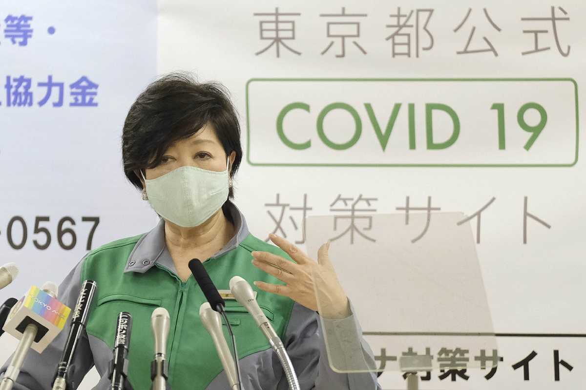 Tokyo Governor Yuriko Koike announces to ease more COVID-19 restrictions from June 1