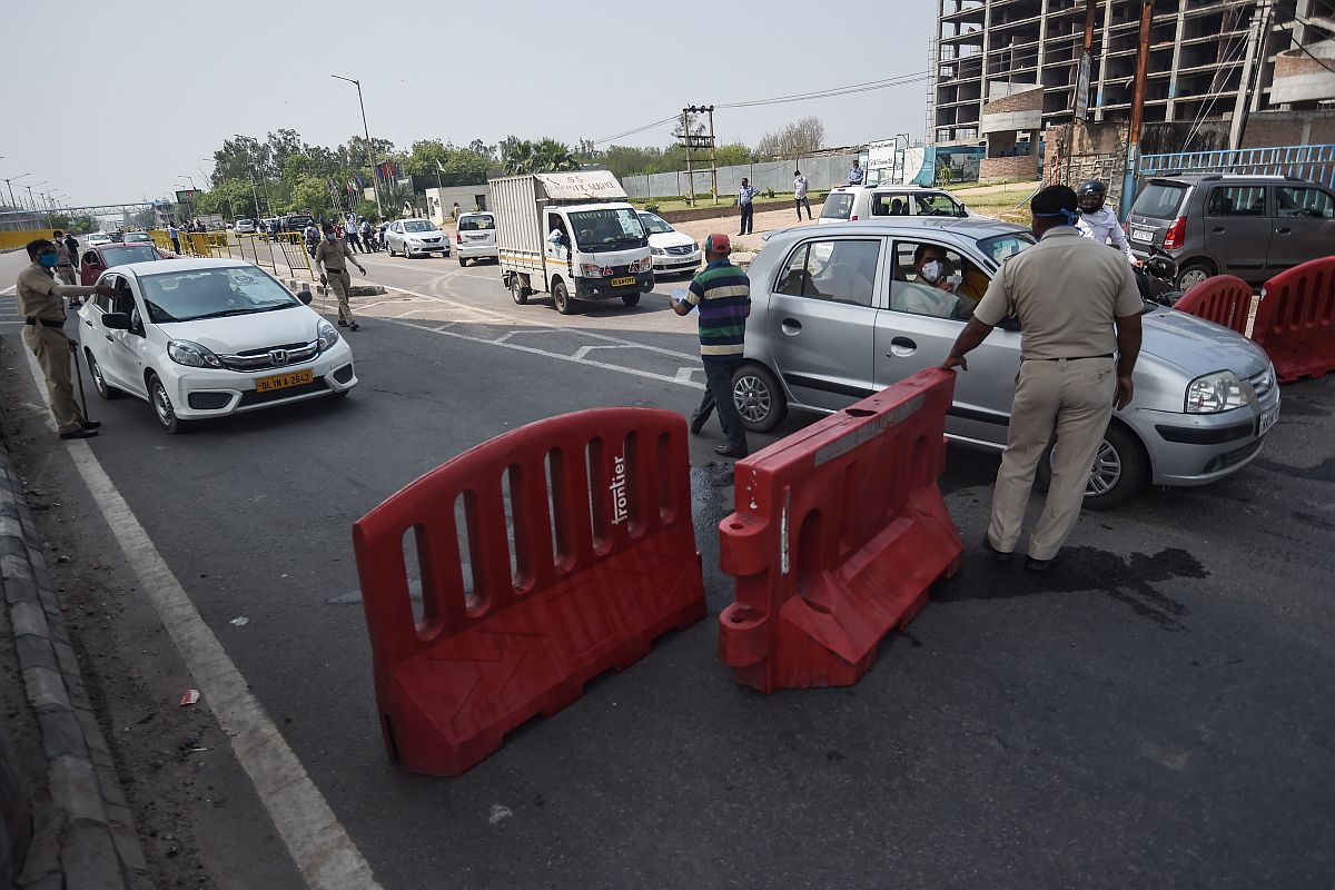 Delhi-Gurugram border completely sealed; movement restricted for media persons, police and doctors