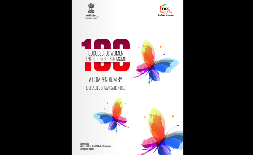 Nitin Gadkari unveils FLO Compendium of 100 successful women Entrepreneurs in MSME