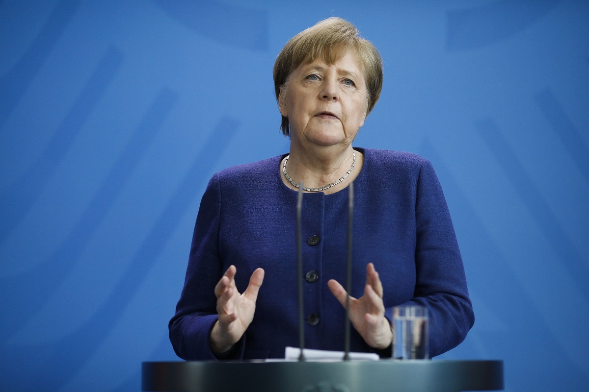 German Chancellor Merkel calls for global cooperation in COVID-19 vaccine development