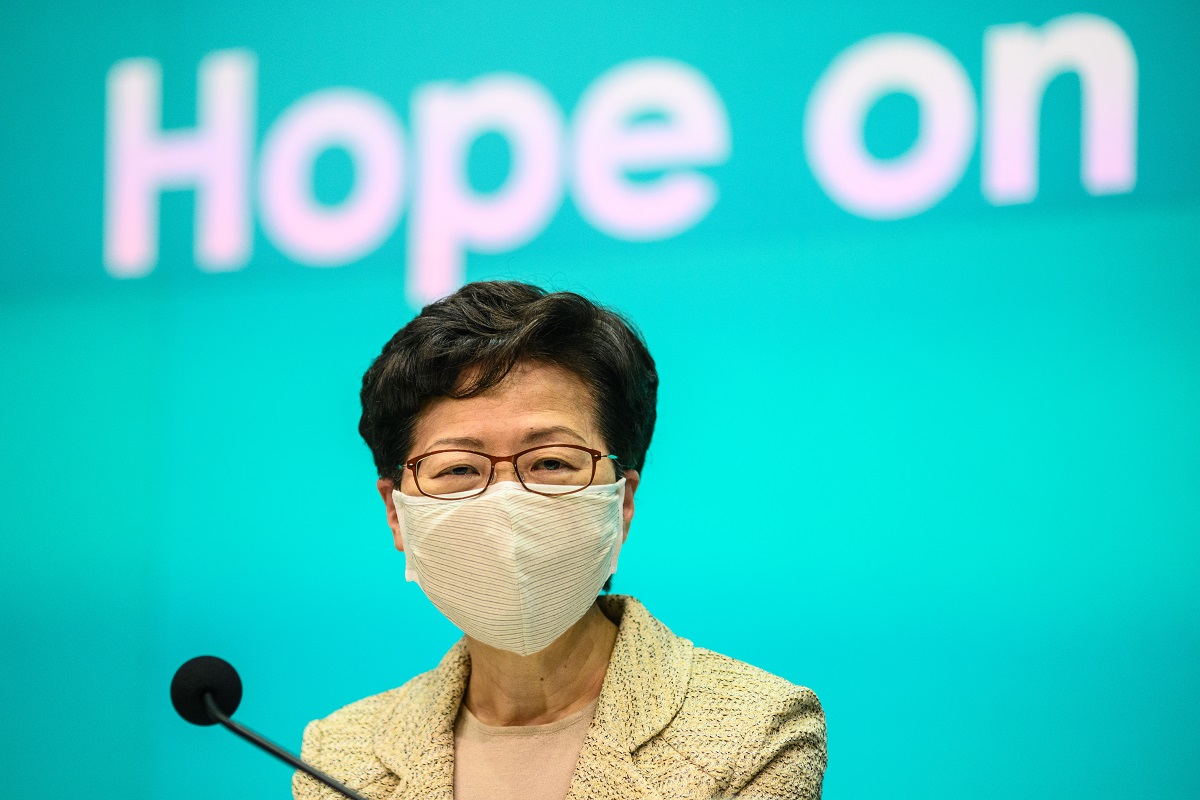 Hong Kong leader Carrie Lam announces relaxation of social distancing measures
