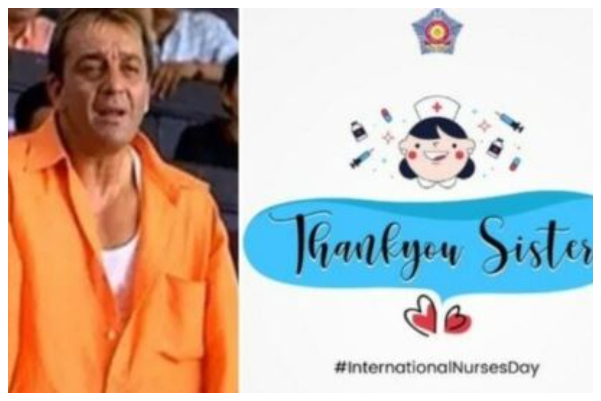 International Nurses Day: Mumbai Police thanks ‘sister’ in Munna Bhai style