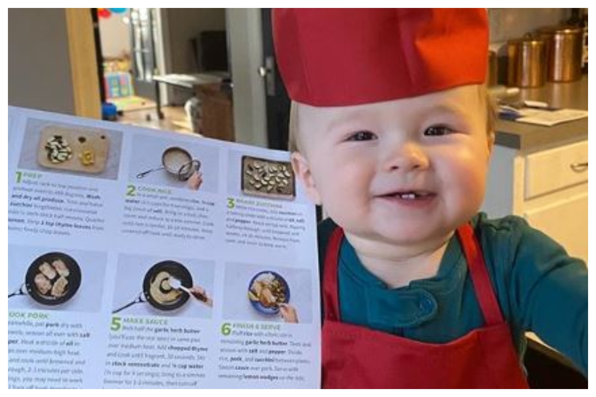 1-year-old chef sets Instagram on fire, gets 1.4 mn followers