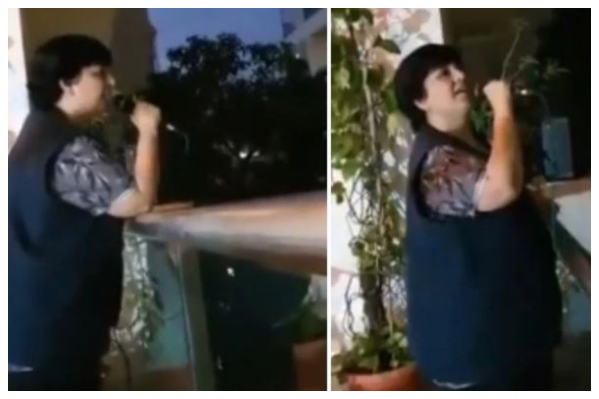 Watch | Falguni Pathak entertains neighbours from balcony amid Coronavirus lockdown