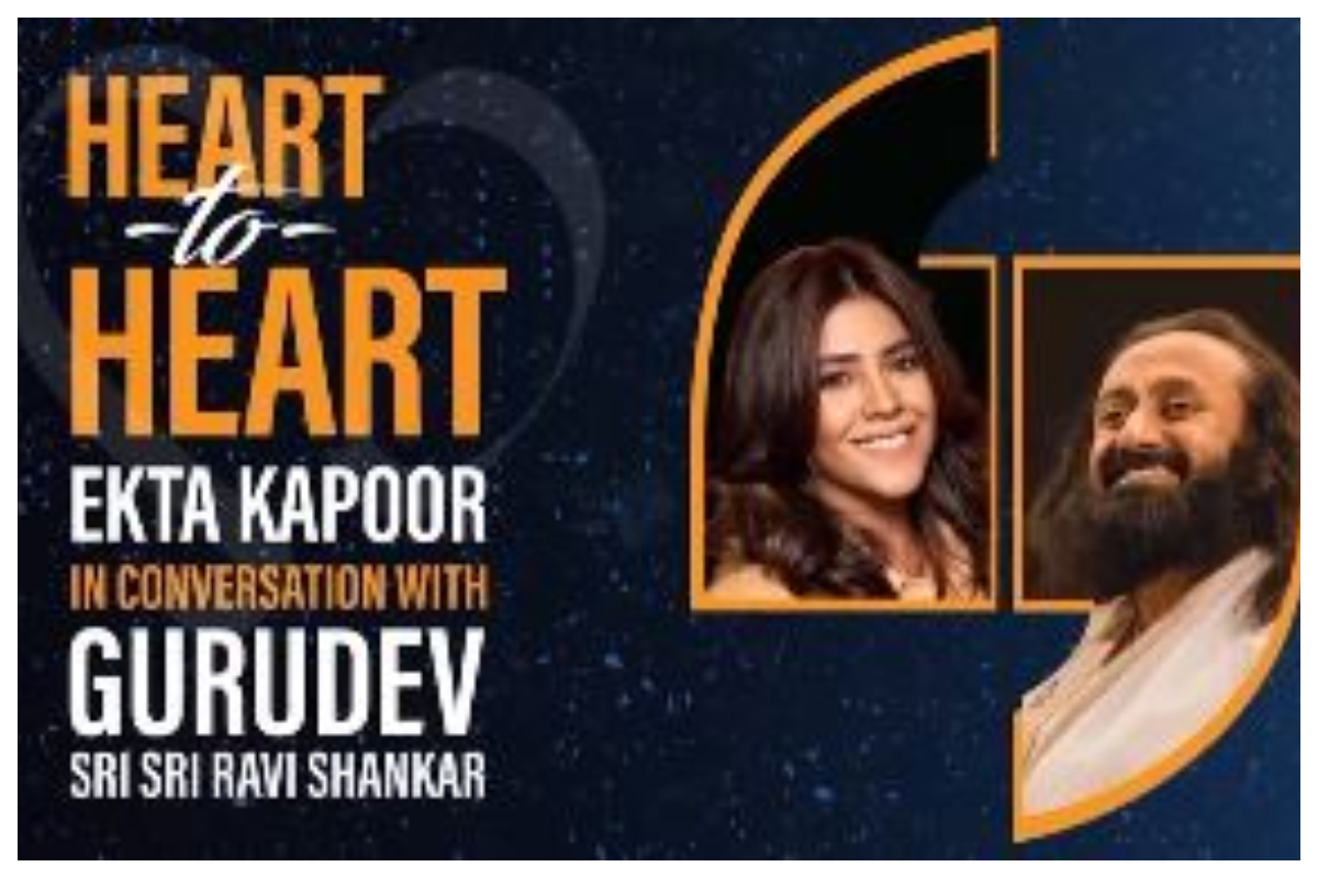 Watch | Ekta Kapoor’s ‘Heart to Heart’ with Sri Sri Ravi Shankar amidst COVID-19 scare