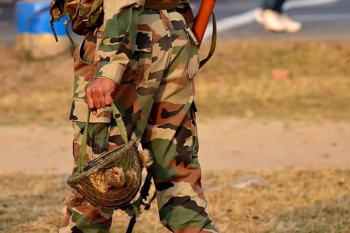 Army soldier, Pakistani terrorist, encounter