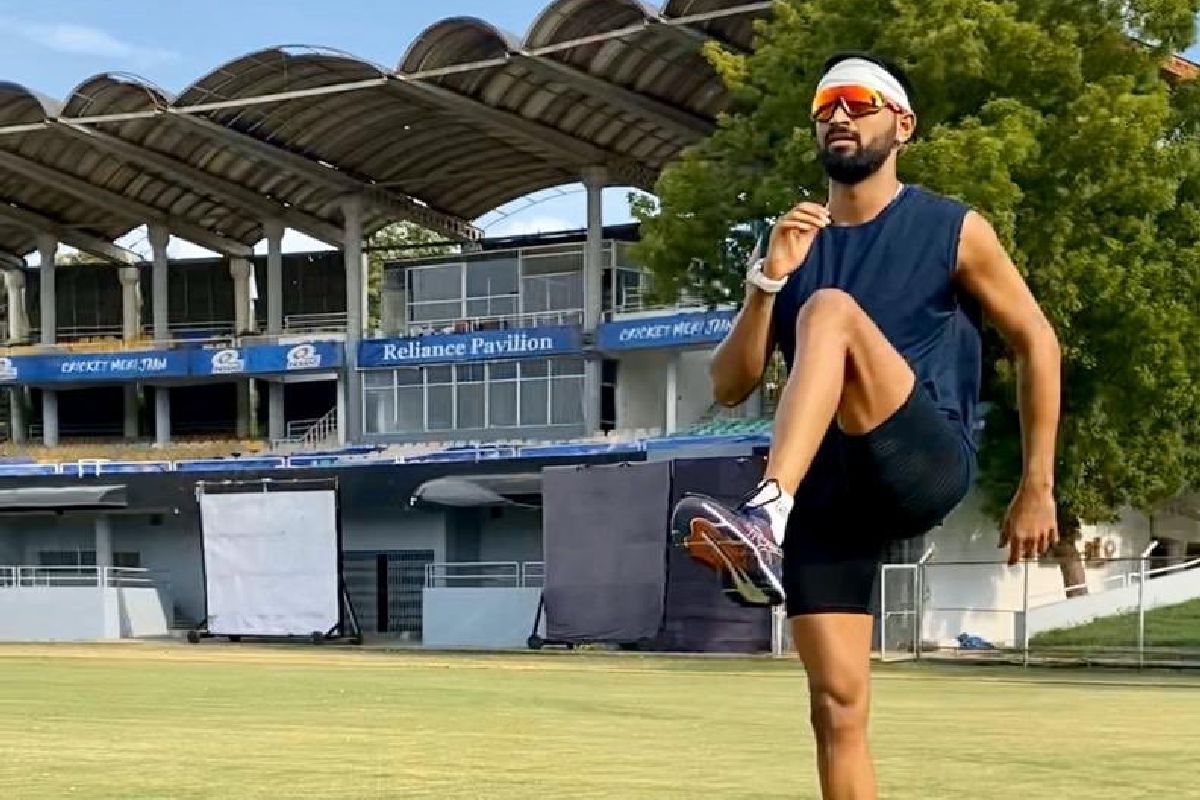Krunal Pandya resumes outdoor training after COVID break