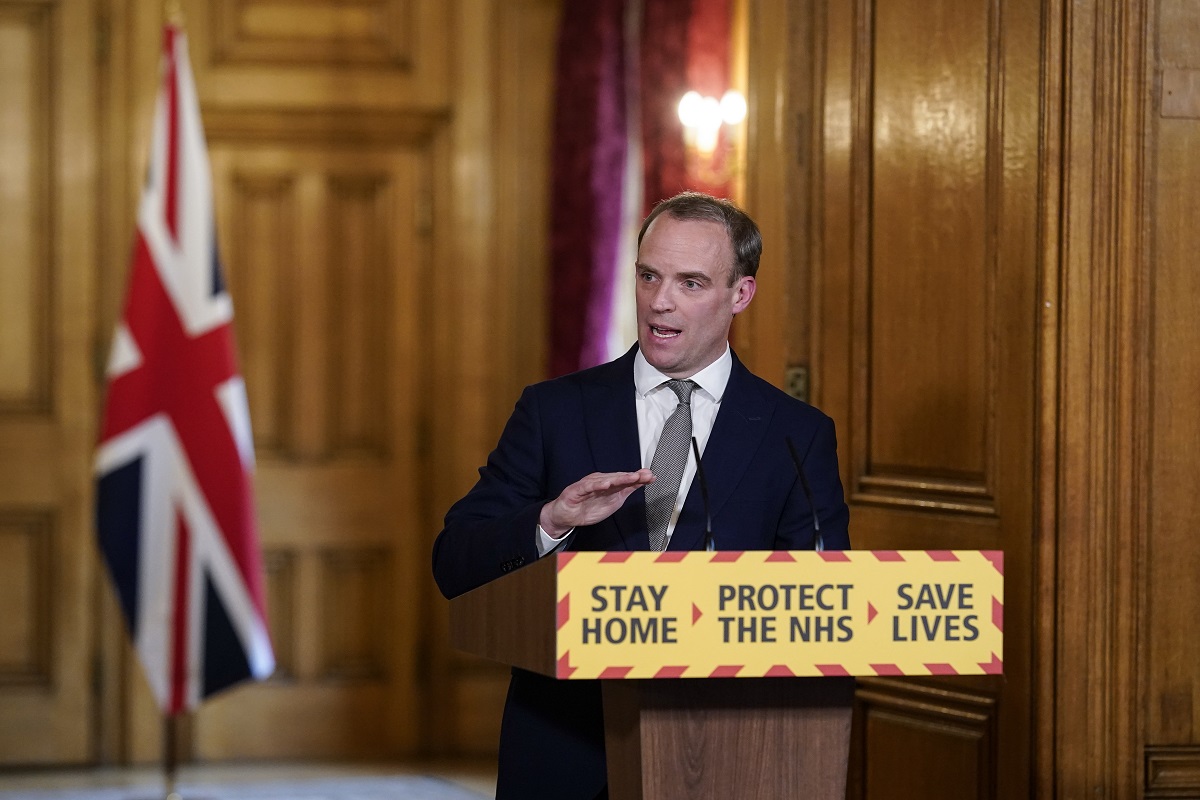 UK Foreign Secretary Raab accuses Russia of trying to ‘exploit’ COVID-19 pandemic