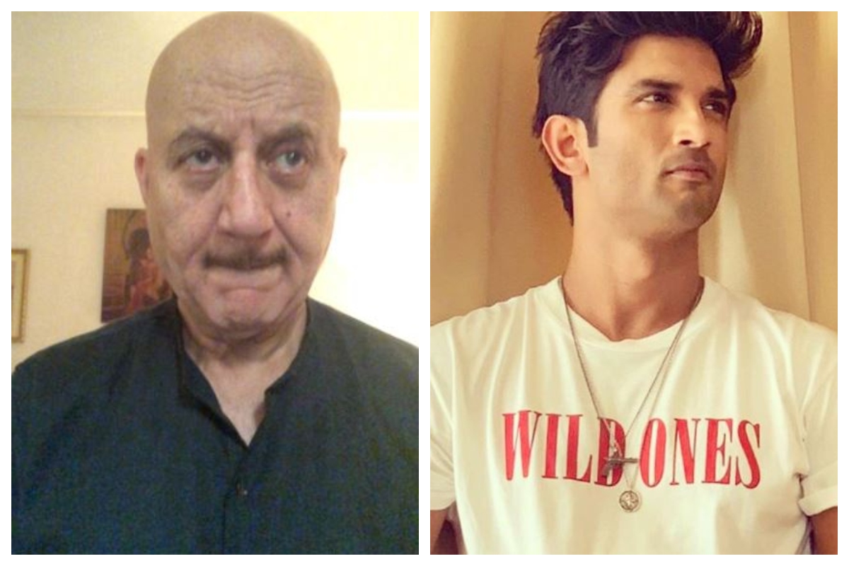 Watch | Anupam Kher breaks down as he remembers his on-screen son Sushant Singh Rajput