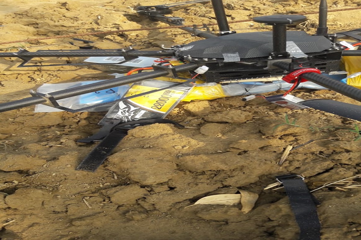 Pak drone carrying weapons for terrorists shot down by BSF in J-K’s Kathua district