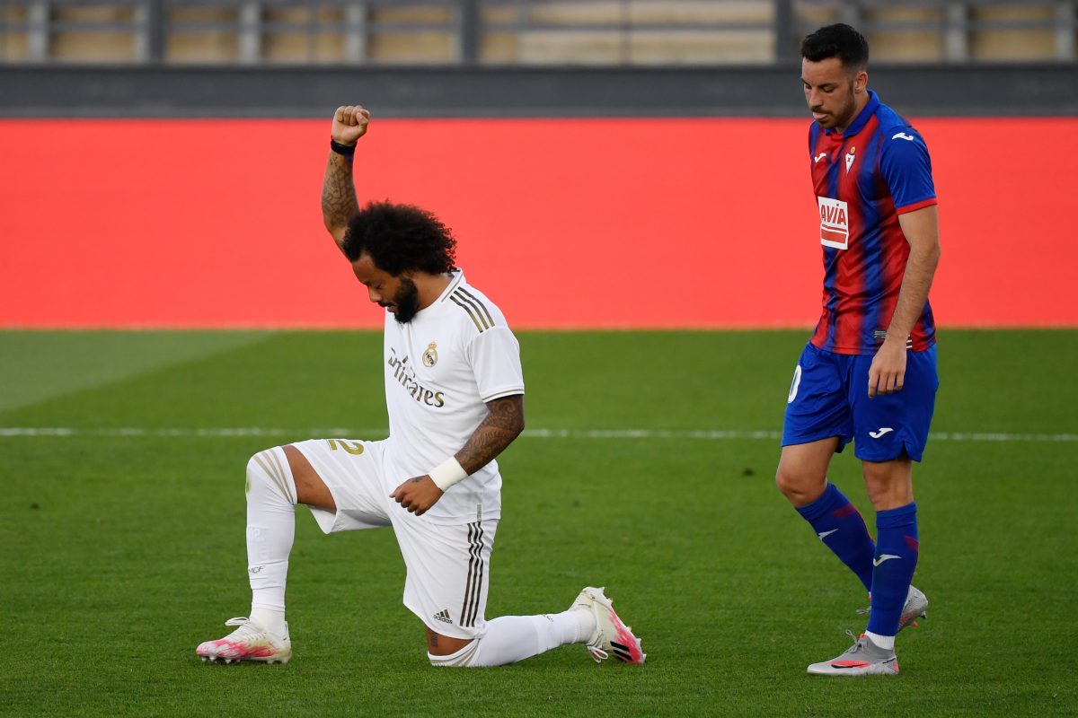 Marcelo urges to make ‘real CHANGES’ after taking a knee in Real Madrid’s game against Eibar