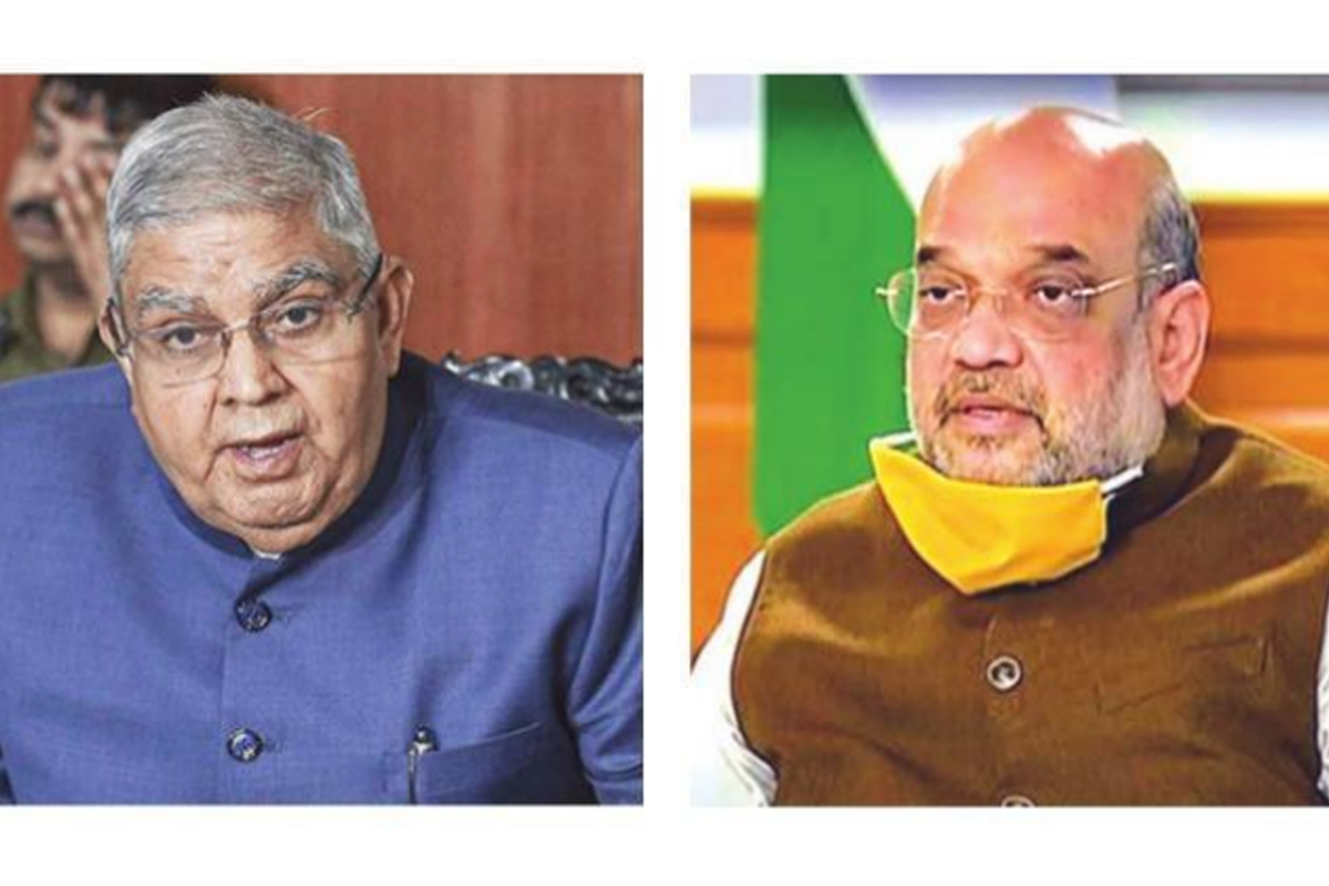 Dhankhar briefs HM Amit Shah on Bengal ‘situation’