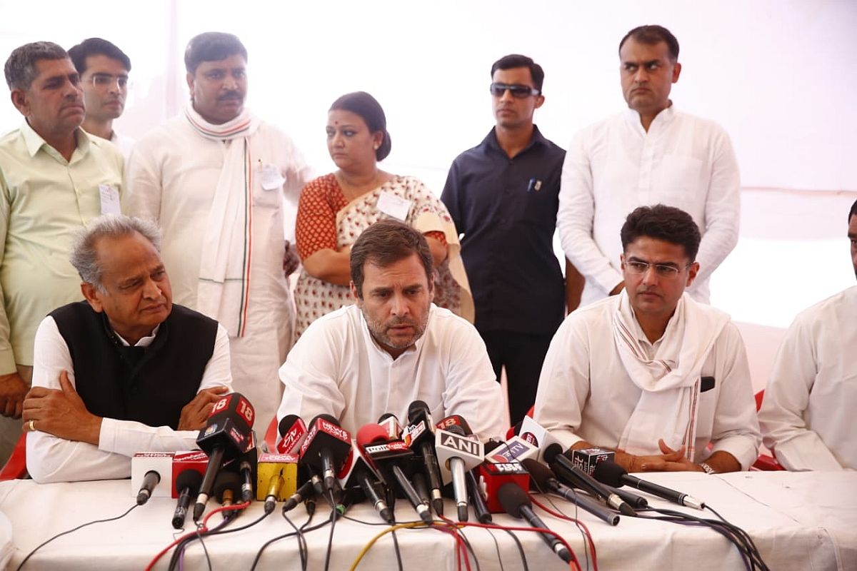 Ashok Gehlot govt on edge as rebel leader Sachin Pilot skips Congress party meet in Rajasthan again