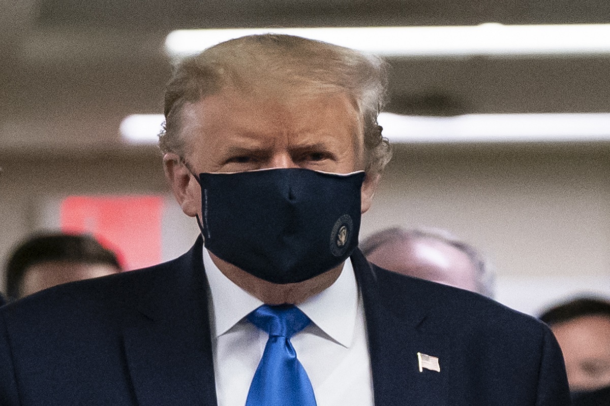Donald Trump tweets image of himself wearing mask, calls it ‘patriotic’