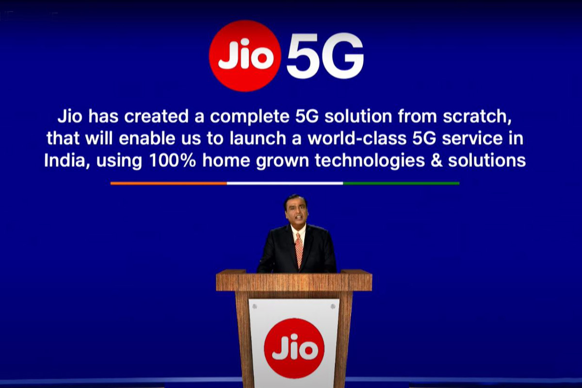 Jio has designed, developed complete 5G solution from scratch, says Ambani
