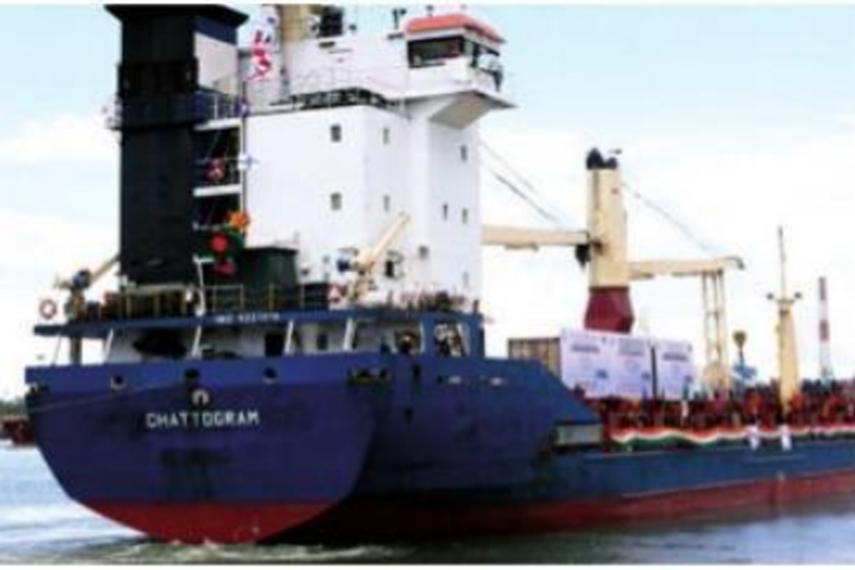 MV Shejyoti cargo ship sets sail for Bangladesh under MoU