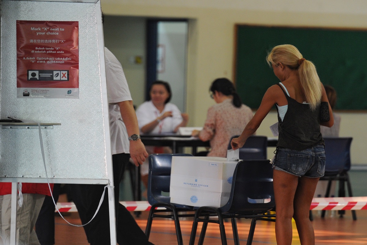 Voting underway for Singapore general elections