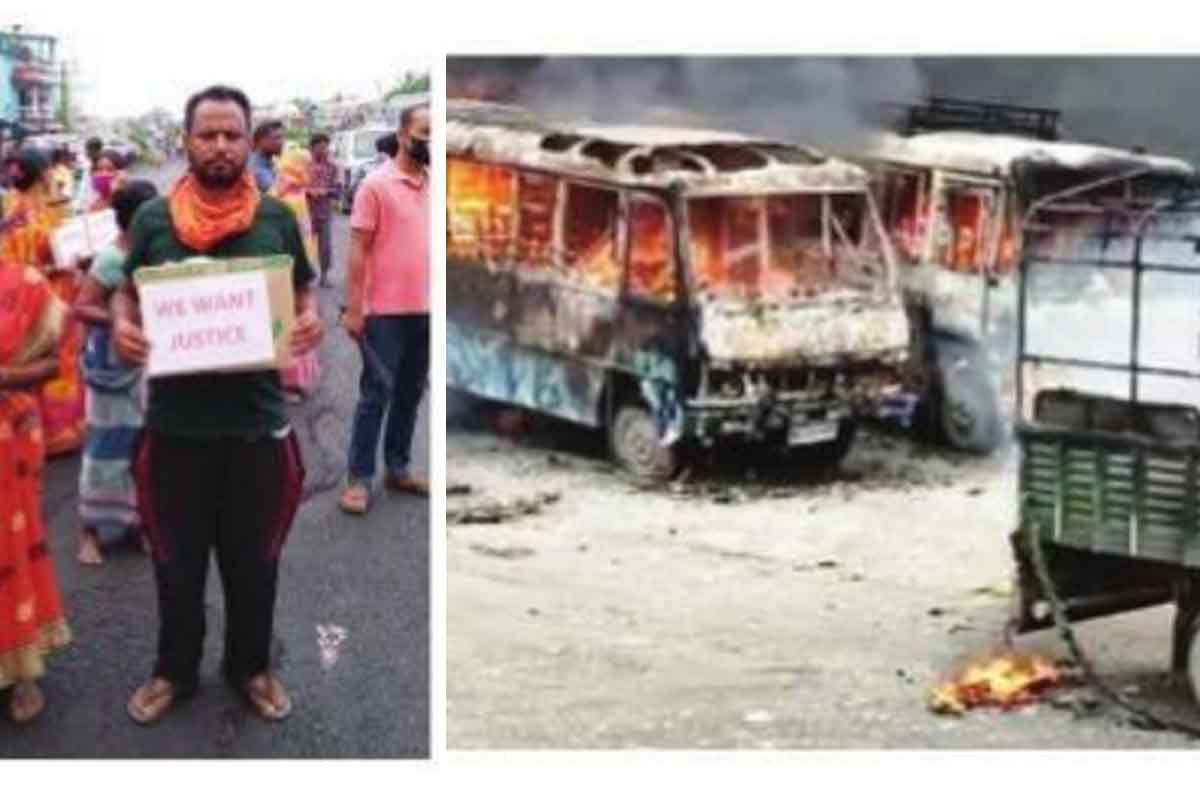 Violence, arson after girl killed