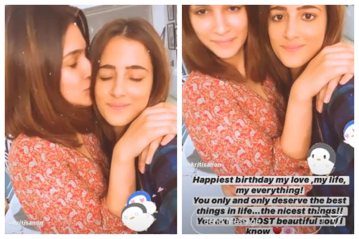 Birthday girl Kriti Sanon gets a cute wish from sister Nupur
