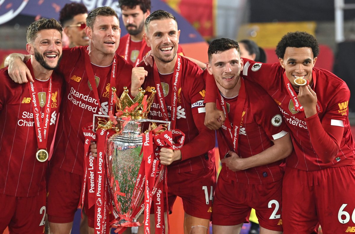 Dream of every fan was at the heart of our success, says Andy Robertson after Liverpool lift Premier League trophy
