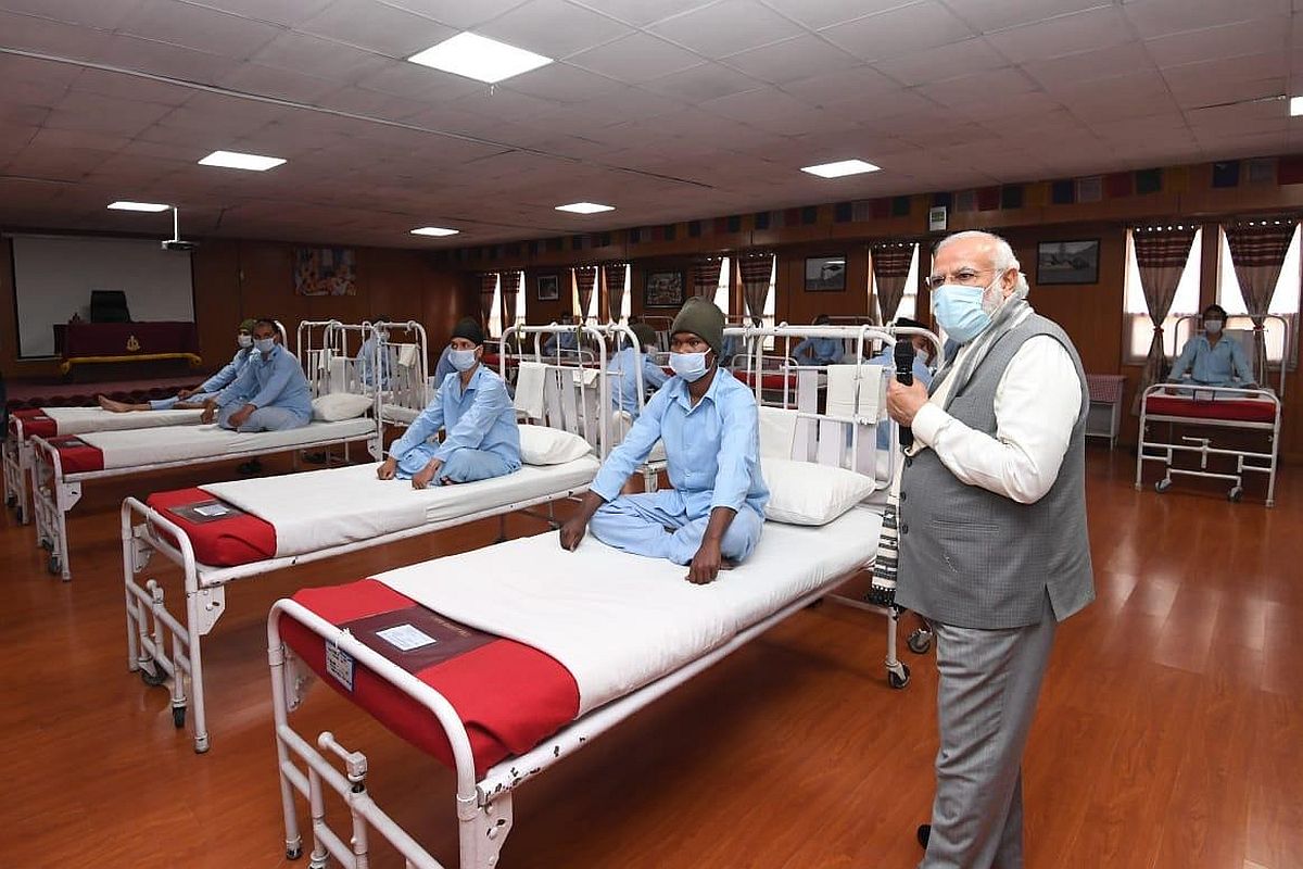 Defence Ministry gives clarification on allegation of PM Modi’s visit to Leh Hospital as ‘orchestrated’