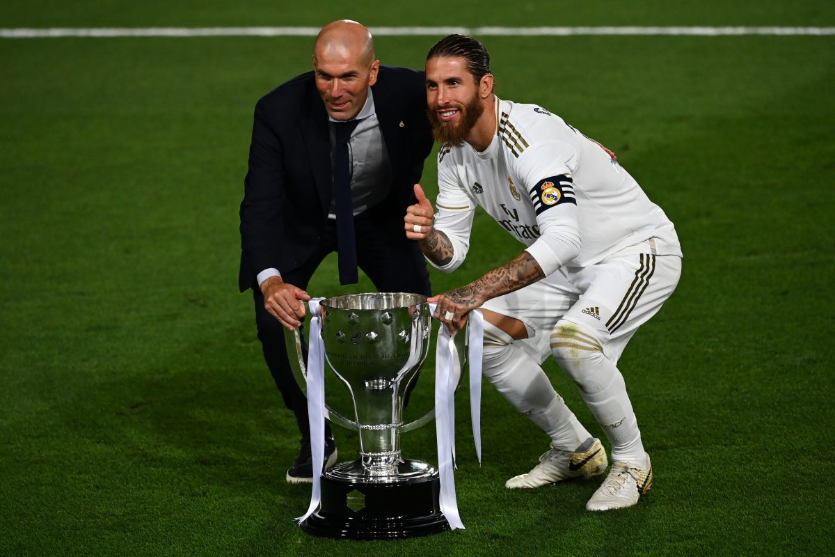 Real Madrid captain Sergio Ramos hails manager Zinedine Zidane after winning La Liga 2019-20