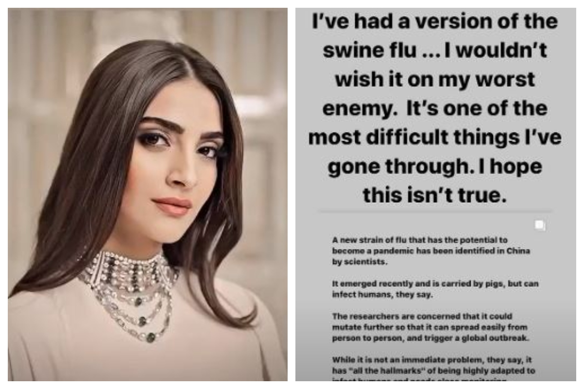Sonam Kapoor Ahuja reacts to new flu strain with ‘pandemic potential’; shares experience of being survivor of swine flu version