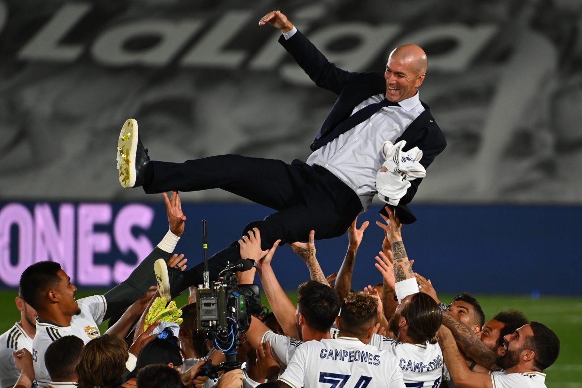 Real Madrid manager Zinedine Zidane ‘extremely happy’ after ‘sepcial’ La Liga title win