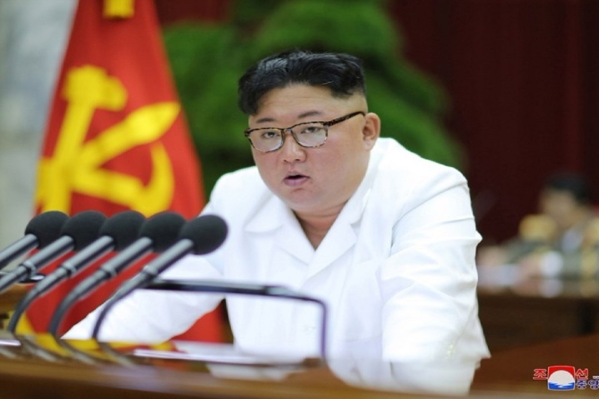 North Korean leader Kim Jong Un visits typhoon-hit area