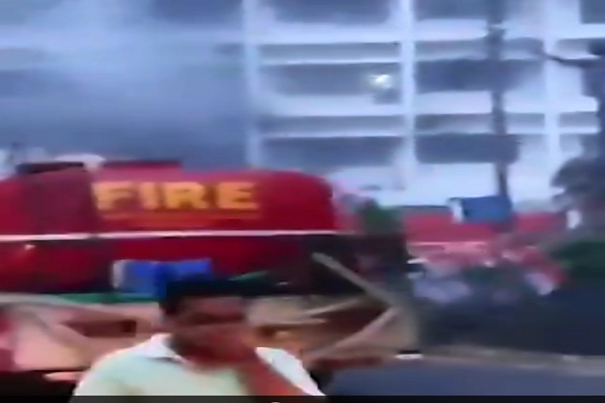 9 killed in massive fire at makeshift COVID-19 care facility in Andhra Pradesh’s Vijaywada