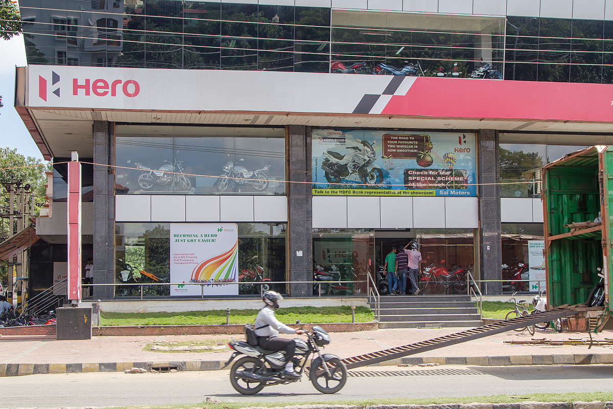 Hero MotoCorp shares close marginally lower after Q1 profit plunges