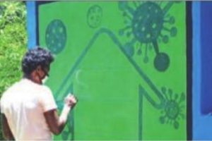 Baripada Civic body provides painting option for urban poor