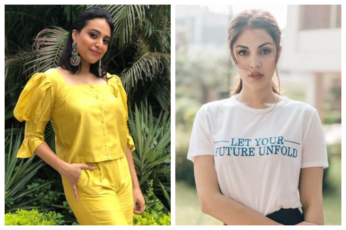 Swara Bhasker extends support to Rhea Chakraborty’s take on media trials