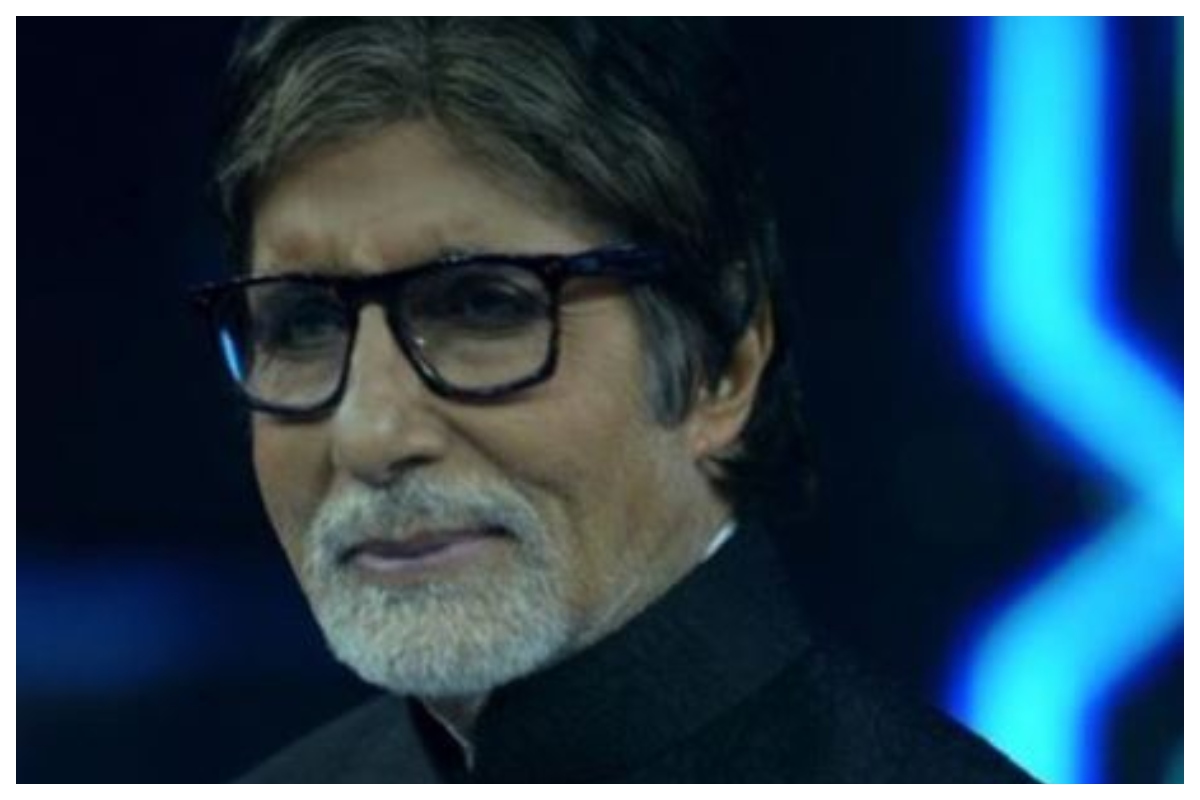 Big B wears face shield on KBC 12 set, urges all to be safe