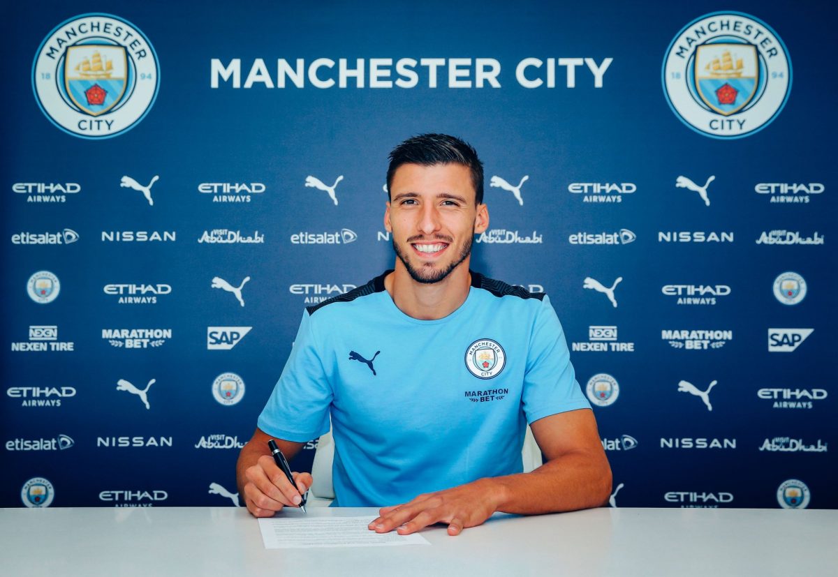Manchester City completes signing of Ruben Dias from Benfica