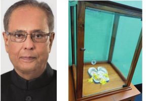 Idol Pranabda’s slippers these are, venerated and ...