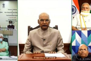 President Ram Nath Kovind inaugurates conference of Governors on National Education Policy 2020