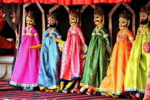 Ramlila with wooden puppets in Varanasi this year