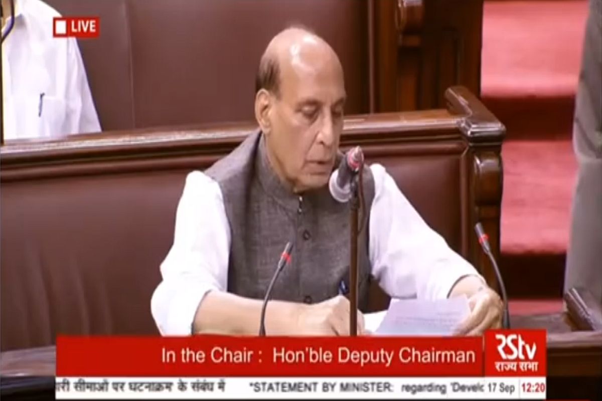 ‘No power on earth can stop Indian Army from patrolling’: Rajnath Singh in Rajya Sabha on LAC crisis