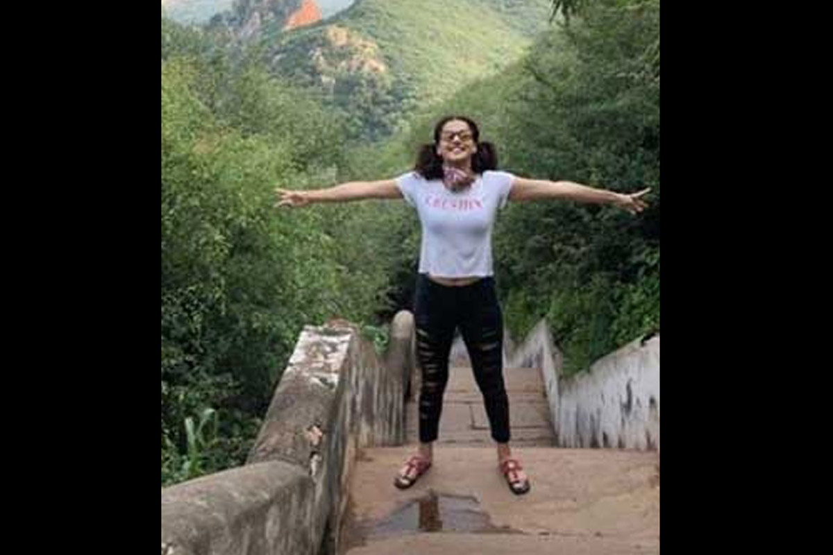 Taapsee Pannu goes hiking in the outskirts of Jaipur