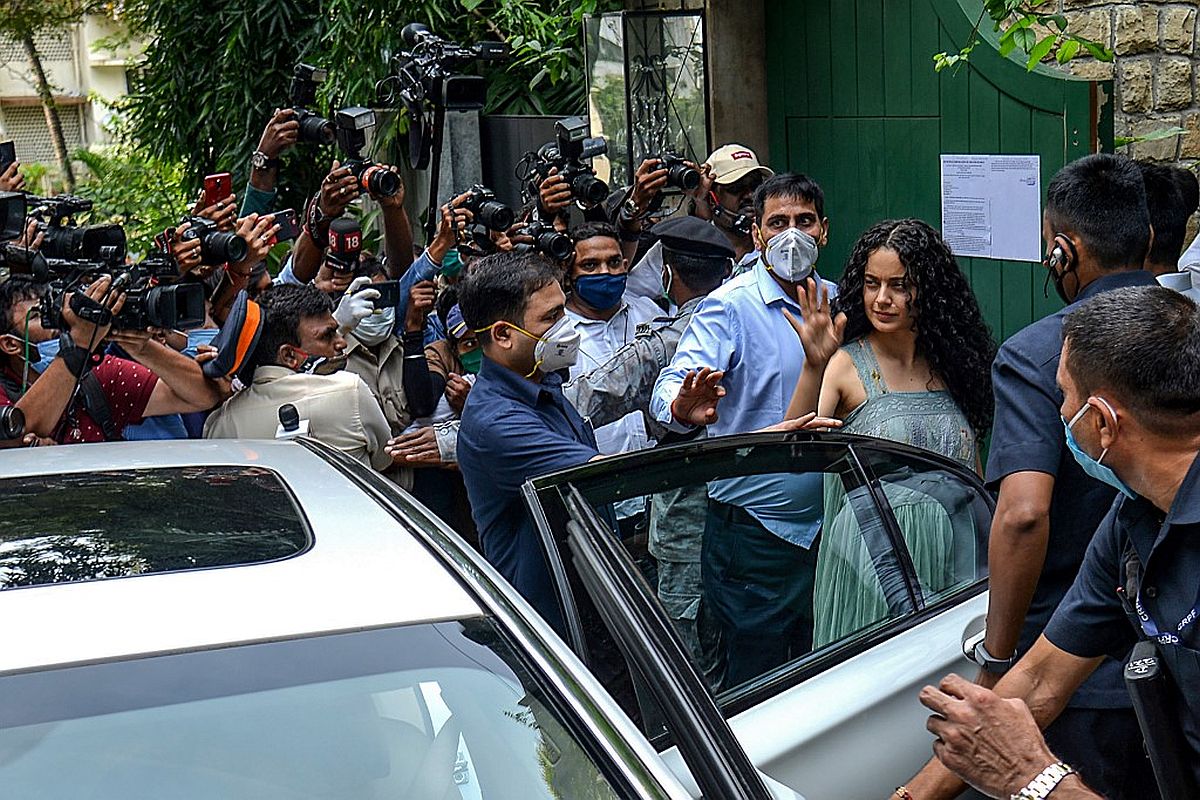 Kangana Ranaut flies back to Manali, says leaving Mumbai with ‘heavy heart’, after being ‘terrorised’
