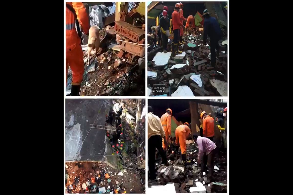 10 killed, dozens feared trapped as three-storeyed building collapses near Mumbai; PM prays for quick recovery