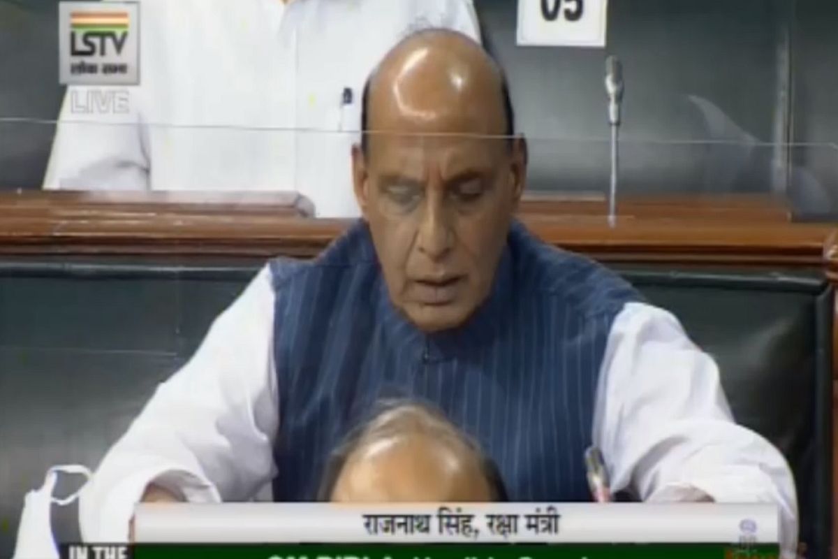 ‘Boundary issue with China unresolved, we want peaceful solution’: Rajnath Singh in Lok Sabha