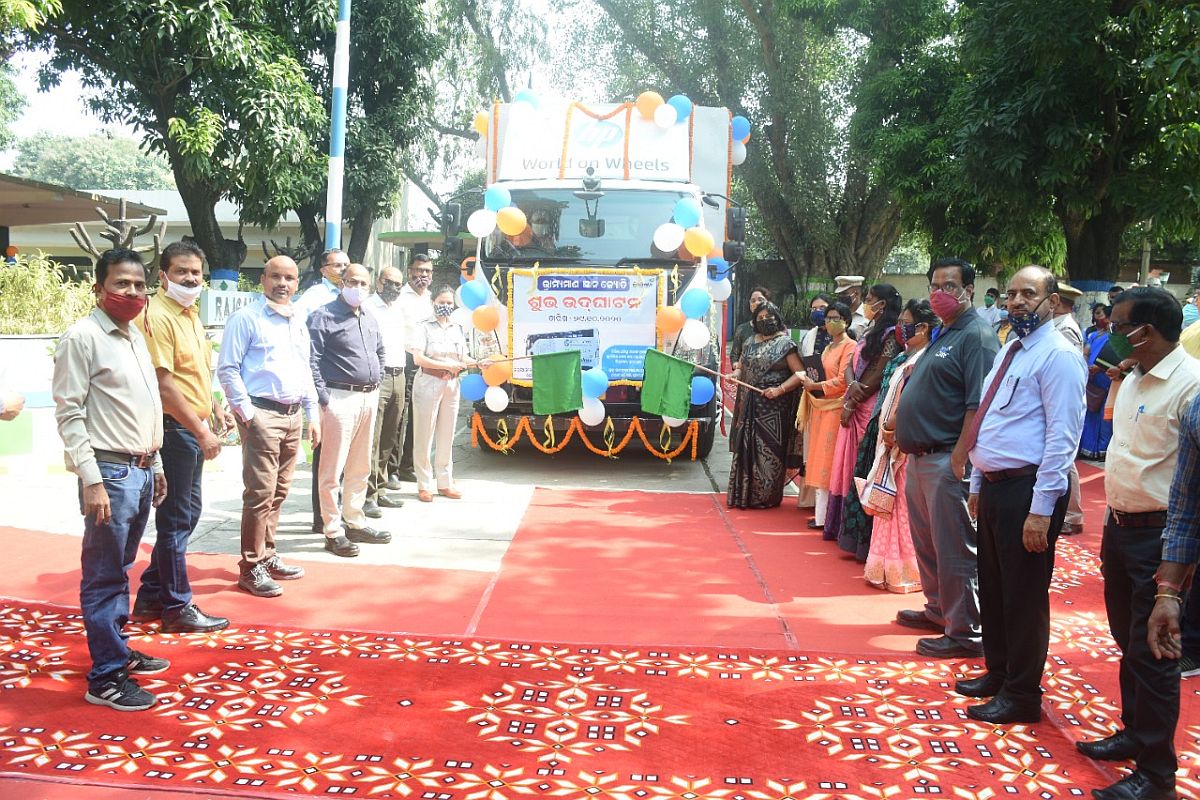 Dalmia Bharat Foundation inaugurates digital learning laboratory ‘World on Wheels’ in Odisha