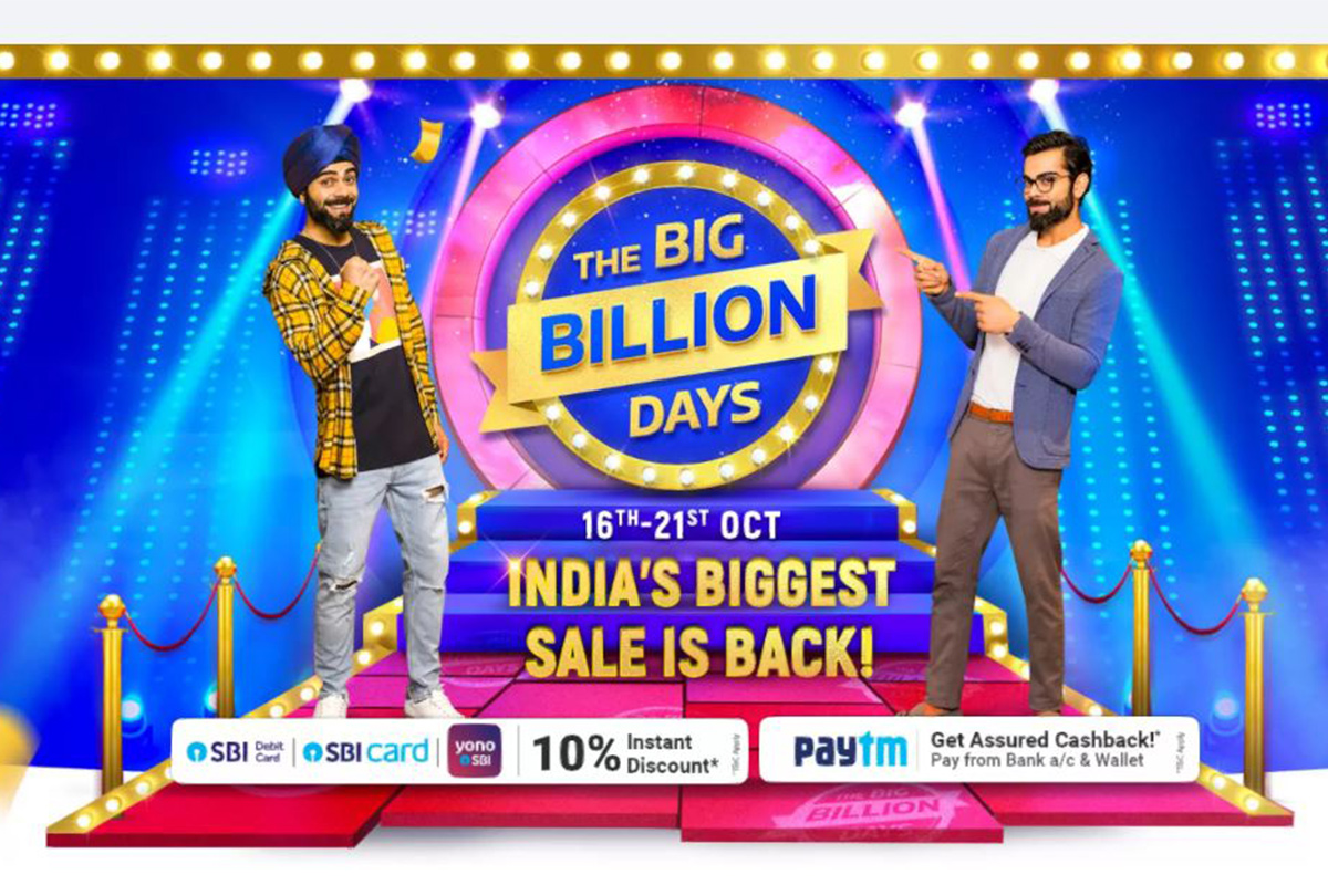 Flipkart’s ‘The Big Billion Days’ sale to kick off from October 16